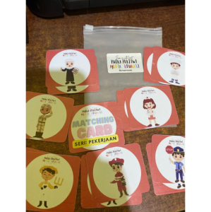 Matching Card Memori Game Beragam Seri Buah Hewan Kendaraan Profesi