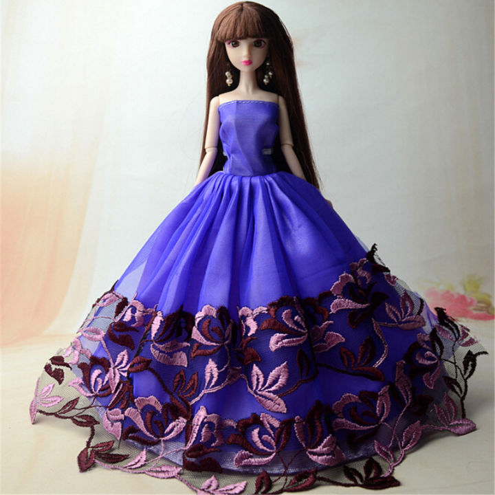 【Youer】 5pcs/set Wedding Evening Dress Princess Gown Clothes