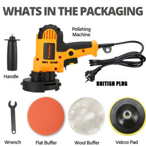 Professional 700W Electric Car Polisher Sander Buffer Car Polishing Machine DIY Mesin Polish Kereta Car Care British plug