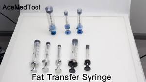 Good Quality Liposuction Vacuum Aspirator Autoclavable Fat Harvesting Transplantation Kit Fat Transfer Tools