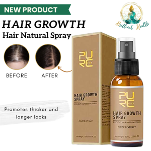 100% Pampatubo ng buhok para sa napapanot Authentic Pure Natural Hair Growth Oil Ginger Hair Treatment Effective Prevent Hair Loss Fast Powerful Growing Hair Serum 20ml for Women and Men
