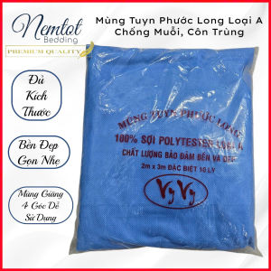 Mùng Tuyn Phước Long Chống Muỗi Côn Trùng Màn Giăng Đủ Size Dễ Dùng - Nemtot Bedding