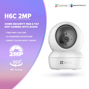 EZVIZ CS-H6C 2MP 360°Pan & Tilt Smart Home Security CCTV Camera Color Night Vision Noise Detection Auto-Tracking Two Way Calling