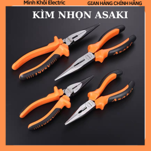 kìm nhọn Asaki AK-8105 AK-8107 kềm nhọn 6 inch 8 inch kìm cắt kìm tuốt dây điệnkìm tuốt dây cáp tự động Linbon kìm cắt dây điệnkéo cắt cáp.kéo tuốt dây điệnkềm cắt chân linh kiệnkềm mỏ nhọnkềm nhọnkềm điện nhọnkìm điện nhọn