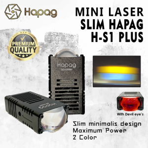 LAMPU HAPAG Mini Laser Slim T1 S1 Plus 50 Watt Waterproof Premium Quality HAPAG