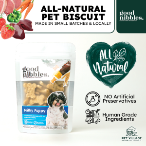 No Preservative Dog Treats - Pet Village | Milky Puppy | Good Nibbles | 40g