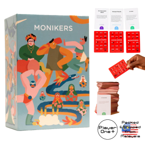 Monikers Board Card Game - Party Guessing Game for Friends & Family - 4-12 Players Ages 17+ English Edition