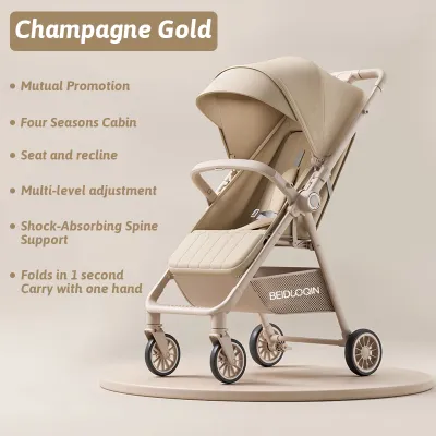 Upgraded Baby Stroller / Lightweight Foldable Baby Stroller / Pocket Stroller/ Two-way handcart