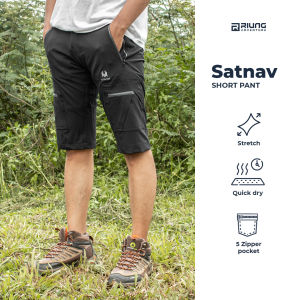 Celana Pendek Gunung Outdoor Cargo Pria Hikemore Satnav terbaru