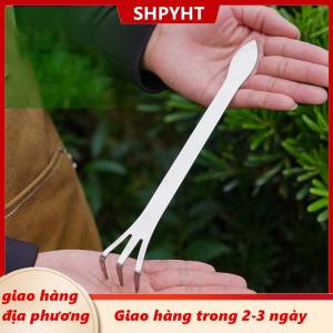 [COD] SHPYHT Giao hàng địa phương 1 cái mới bằng thép không gỉ gốc Rake Bonsai Chậu cây 3-prong nới lỏng đất công cụ cầm tay chống gỉ Rake nhà làm vườn công cụ