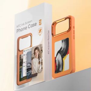 Magnetic Protective Cover with Bracket for iPhone 18/17 Pro Max/18/17 Pro 4-inch HD E‑ink Display Phone Case