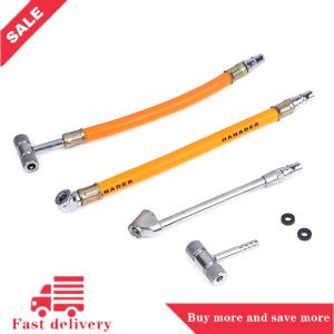 [COD]Flash Delivery Inflatable Bike Motorbike Truck Tyre Inflator Connector Hardware Tools Car Nozzle Valve Air Hose Inflating Needles Pump