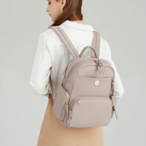 MINGKE Laptop Bag 12 13 14 inch Backpack for Women Business Separate laptop pocket Water Resistant Shockproof