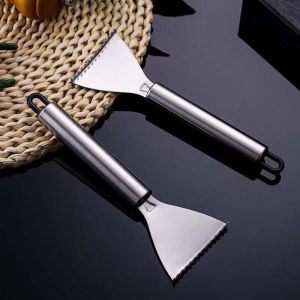 Alat Pembersih Pengupas Sisik Ikan Stainless Steel Anti Karat / Fish Scale Skin Remover Scraper / Pengupas Sisik Ikan