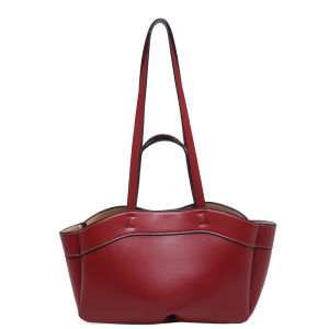 Leather Retro Crossbody Bag Womens Handbag Bucket