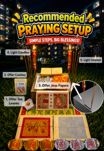 7th Month Essential Joss Paper Kim Zua Prayer Package (Plastic Free) for Hungry Ghost Festival Praying 1188 1688 1616 4488 6688 2288 七月中元节拜拜套装
