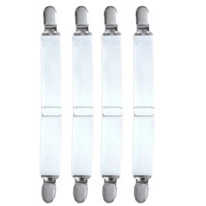 Kirilgu 4pcs Bed Sheet Strap Practical Strong Elastics Sheet Holder Mattress Clip Beddings Supply for Mattress Suspenders Dropshipping 5B8Q6