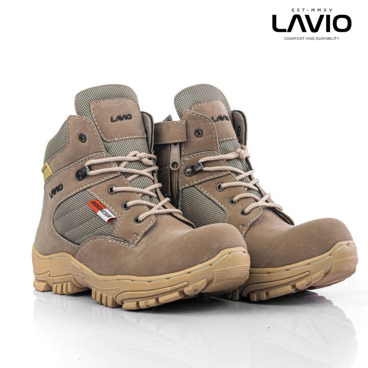 Sepatu safety tactical boots Lavio Dns LOw  deltaaa ,adventure,hiking,tracking,ujung besi depan- bisa bayar ditempat  Best