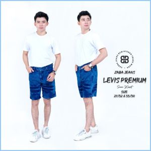 CELANA PENDEK JEANS PRIA SOBEK SOBEK