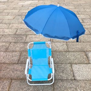 Children Beach Chair Outdoor Portable Folding Chair Backrest Chair Shade Seaside Baby Rest Chair