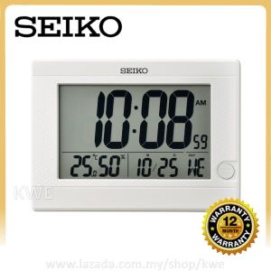 100% ORIGINAL SEIKO Digital Wall or Table Desk Clock QHL089 (QHL089W) [Jam Dinding Meja]