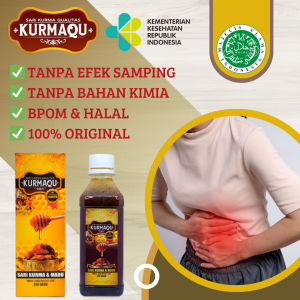 Obat Sakit Lambung Atasi Masalah Asam Lambung Maag Kronis GERD  Nyeri Ulu Hati Infeksi Lambung Luka Dispepsia Gastritis Radang Lambung Tukak Lambung Gastroparesis Gastroenteritis Kanker Lambung Kurmaqu 100% Madu Plus Kurma Herbal Alami