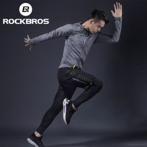ROCKBROS Cycling Jersey Quick Dry Mens Cycling Shorts Sweat-absorbent Running Sets Joggers Training Gym Fitness Tracksuits Sports Equipment