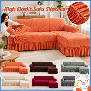 Happy Everyday.me Stretchable Universal Sofa Cover Fit 1/2/3/4 Seater L Shape Anti Stain Pet Friendly Washable Thickened Sofa Slipcover