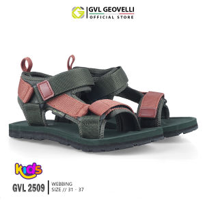 Gvl Geovelli G2509 Zarida Army | Sandal Kasual Anak Sandal Gunung Anak Sandal Anak Premium