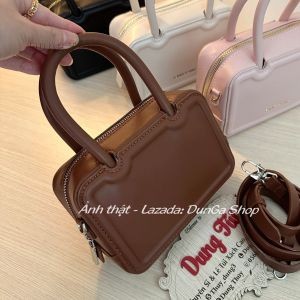 Túi nữ quai cầm + đeo chéo size 18 kiểu dáng cốp full màu