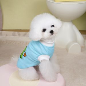 YAZHE Breathable Spring Dog Vest Cute Dinosaur Pattern Cat Dog Tops Chihuahua Soft Pet Clothes For Cats Dogs