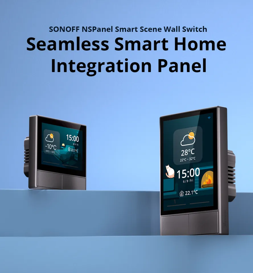 SONOFF NSPanel Smart Scene Wall Switch - WiFi Touchscreen Thermostat & Home Automation