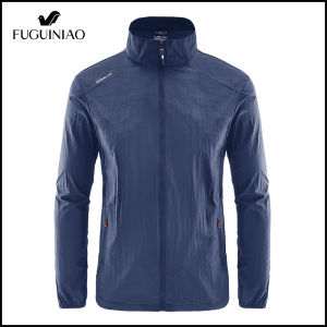 Fuguiniao Camping Men Jacket Male Summer Jacket Coat Windbreaker Outwear Hiking Jackets Sun Protection Fishing Clothing