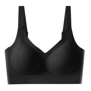 Maniyun Soft Support Push Up Bra Molded Fixed Cup Adjustable Bra Non-wired Comfortable Seamless Bra