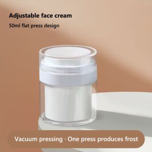OKKFINE 15ml/30ml/50ml Vacuum Bottle Full-cover Push-type Cosmetic Containers Gifts Travel Bottle Sample Bottles