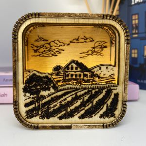 Ornamen Ukir Hiasan Meja Aesthetic Dekorasi Kamar dengan Lampu Tidur Bisa Custom Nama