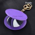 [Flash Sale] [PDBH Fashion Store] Gương Trang Điểm Thời Trang Móc Khóa Gương Tròn Nhỏ Bằng PU Gương Gập Hai Mặt. 