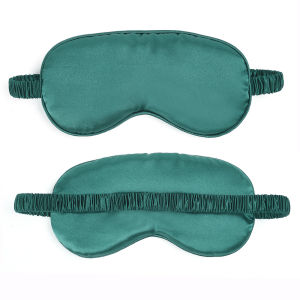 Fashionable Multi-color Double-sided Soft Silk Eye Mask Summer Cool Breathable Blackout Sleep Satin Eye Masks