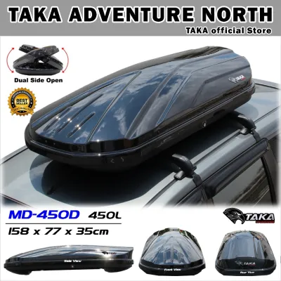 TAKA Roof Box MD-450D 450L Slim Design Storage Carrier Roofbox