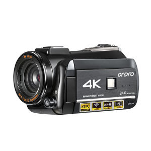 Máy Quay Hồng Ngoại ORDRO AC3 Máy Quay Video 4K Chuyên Nghiệp Với Zoom Kỹ Thuật Số 30X & Điều Khiển Từ Xa IR & Wifi & Ứng Dụng