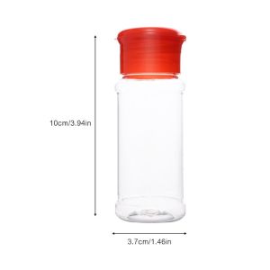 20Pcs Plastic Spice Storage Bottles / Kitchen Seasoning Containers / Salt Pepper Shaker Jars