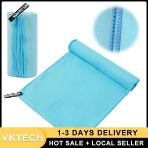 2Pcs Quick-Dry Microfibre Towel with Carrying Bag Microfibre Travel Towel Fast Drying for Sports Camping Beach Swimming
