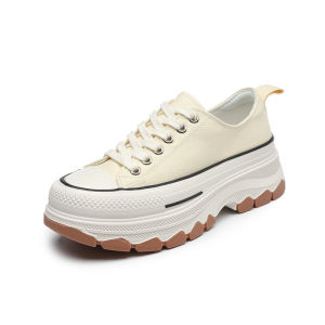 Sepatu Sneakers Wanita Korea Hitam Polos Bertali Jaemin Series MNS231