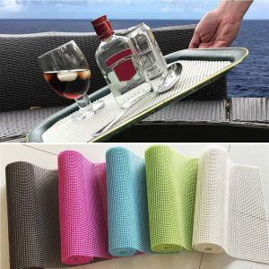 NANMEN PVC Grid Moisture Proof Multi Purpose Cabinet Tableware Liner Drawer Cushion Non Slip Grip Mat Carpet