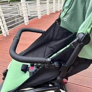 Universal Stroller Bumper Bar Pram Arm Handle Stroller Accessories Hight Quality PU Leather Safety Bar for Baby Carriage