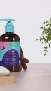 As I Am Born Curly Co-Wash for Baby & Kids 8 oz - Cleansing Conditioner with Avocado Oil Shea Butter & Coconut Oil - Moisturizes & Detangles Curls - Vegan & Cruelty Free
