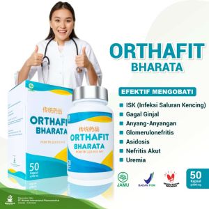 Orthafit Bharata - Obat ISK Infeksi Saluran Kemih Kencing Pria Wanita - Gagal Ginjal 100% Original
