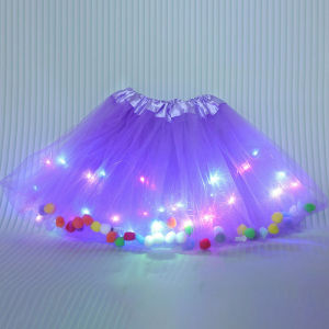 Tech Toy COD กระโปรงตูตูเด็ก กระโปรงมีไฟ ใส่ในงานเต้น งานวันเกิด ตัวใหญ่ฟูฟ่อง นุ่มสบาย ใส่แล้วสวยเด่น กระโปรงเต้นระบำ