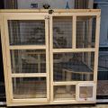 Pet Nordic Style Solid Wood Cat Wooden House Cat Cage Cat Villa Super Large Cat House Luxury Cat Nest Cat Cabinet Rumah Kucing Sangkar Kayu Besar. 