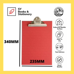 LION F4 Jumbo Clip Board File Folder / Wire Clip Board / Keras Papan